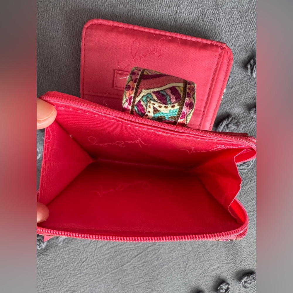 Vera Bradley Floral Pink Wallet - Picture 3 of 4